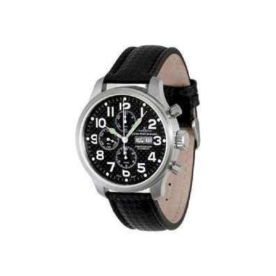 Zeno-Watch - Armbanduhr - Herren - Oversized Pilot Carbon Chrono - 8557TVDD-s1