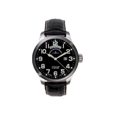 Zeno-Watch - Armbanduhr - Herren - Chrono - Oversized Pilot Big - 8554DD-12-a1