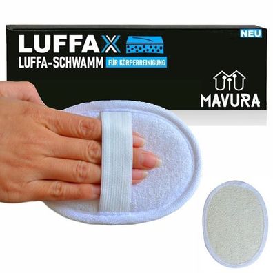 LUFFAX Luffa Schwamm Massagehandschuh Luffahandschuh Wellness Peeling Handschuh