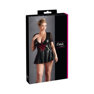 Cottelli CURVES - Kleid schwarz/ rot - (2XL,3XL,4XL, XL)