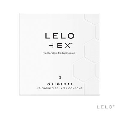 LELO HEX Condoms Original 3 Pack