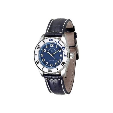 Zeno-Watch - Armbanduhr - Damen - Diver Ceramic Medium Size blue - 6642-515Q-s4