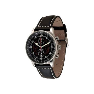 Zeno-Watch - Armbanduhr - Herren - Chrono - X-Large Pilot - P7BVD-a1-Puls