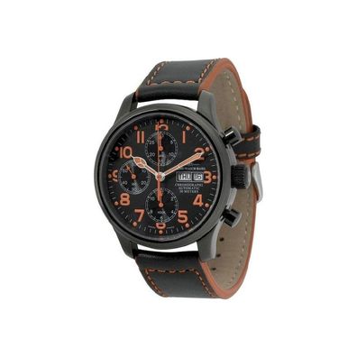 Zeno-Watch - Armbanduhr - Herren - Chronograph - NC Pilot - 9557TVDD-bk-a15