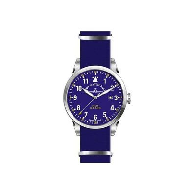 Zeno-Watch - Armbanduhr - Herren - Chrono - Navigator Nato Quartz blue - 5231Q-a4