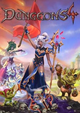 Dungeons 4 (PC, 2023, Nur der Steam Key Download Code) Keine DVD, Keine CD