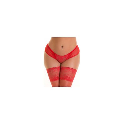 V-8768PS Plus Size string red 2XL