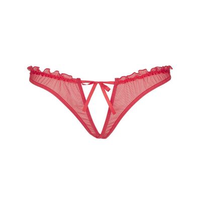 V-8748PS Plus Size string red 2XL