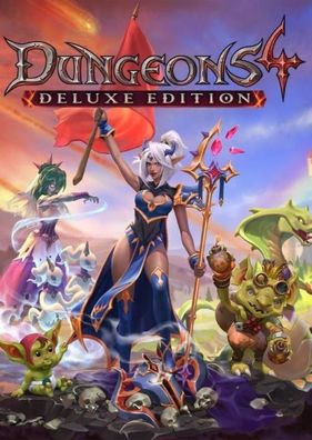Dungeons 4 DeLuxe Edition (PC, 2023, Nur Steam Key Download Code) Keine DVD