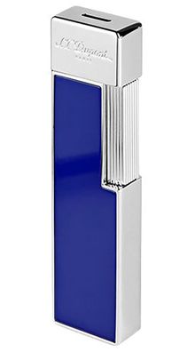 S.T. Dupont Feuerzeug Twiggy Blau/ Chromfarben 030005