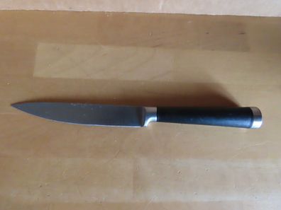 Messer Allzweckmesser Gemüsemesser 23,8 cm schwarzer Griff