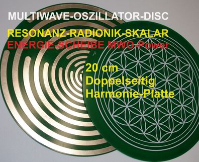Multiwave-Disc Lakhovsky Radionk-Scheibe Chi Aura-Harmony EMF-5G Schutz Skalar-Platte