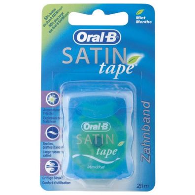 0,32EUR/1m Oral-B Satin-Tape 25 Meter Zahnband Zahnpflege Mundpflege