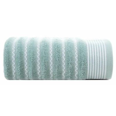 Handtuch Badetuch 50x90 cm blau weiß 100% Baumwolle Badezimmer Saunatuch gestreift