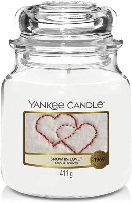 Yankee Candle candle- Jar Medium Snow in Love 411 g Jar
