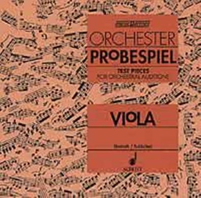 Orchester Probespiel Viola CD-Pack