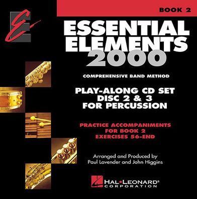 Essential Elements for Band - Book 2 - CDs Perc. CD Essential Elem