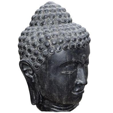 Büste Buddha Moradabad aus Stein - Breite x Tiefe x Höhe: 80 x 75 x 100 cm