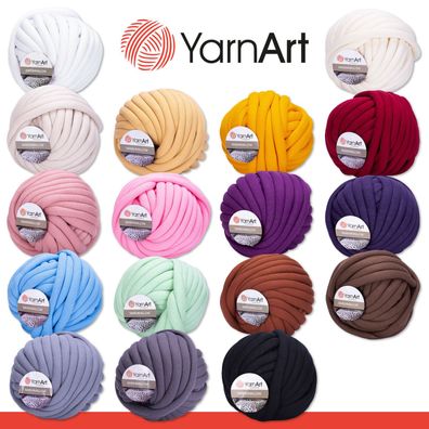 YarnArt 750 g Marshmallow Handstrickgarn Jumbogarn Teppich Decken 17 Farben