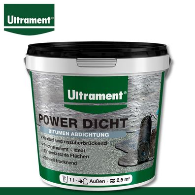 Ultrament 1 l Power Dicht Universalabdichtung Gebrauchsfertig Flexibel
