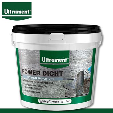 Ultrament 5 l Power Dicht Universalabdichtung Gebrauchsfertig Flexibel