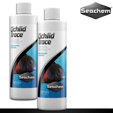 Seachem 2x 250ml Cichlid Trace Spurenelemente-Ergänzung für Cichliden Gesundheit