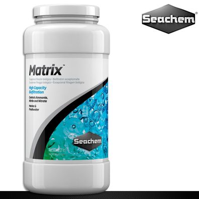 Seachem 500 ml Matrix Bio-Filter Ammoniak Nitrit Nitrat 700 m²/ l Oberfläche