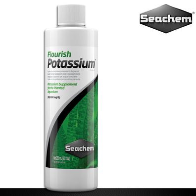 Seachem 250 ml Flourish Potassium Kalium-Dünger für Aquarienpflanzen Wachstum
