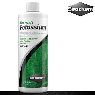 Seachem 500 ml Flourish Potassium Kalium-Dünger für Aquarienpflanzen Wachstum