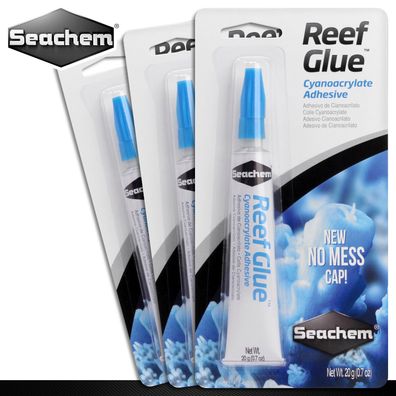 Seachem 3x20g Reef Glue Cyanacrylat-Klebstoff Cyanacrylat-Klebstoff Koralle Riff