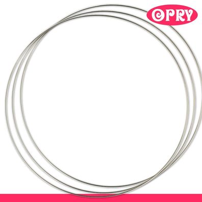 Opry Traumfänger Ring rostfreier Stahl 3 Stück Basteln Lampenschirm 7 Größen