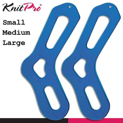 KnitPro Aqua Sockenspanner Small Medium Large Häkeln Stricken Handarbeit