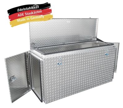 ADE Pritschenkasten Typ 2 Alu Riffleblech 1200 x 560 x 780 mm + zwei seitlichen ...