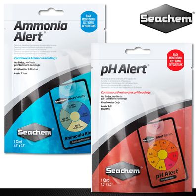 Seachem Messgerät zur Überwachung des Aquariums Ammonium Alert pH-Alert