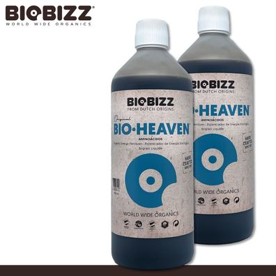 Biobizz 2x 1 l Bio-Heaven 100% ökologisch Stoffwechselstimulator Wachstum Blüte