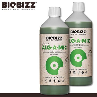 Biobizz 2x 1l Alg-A-Mic Ökologisch Stressfreie Produktive Pflanzen Fruchtbildung