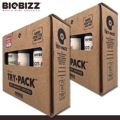 Biobizz 2 x Trypack Stimulant Biodünger je 250 ml Alg-A-Mic Top-Max Root-Juice