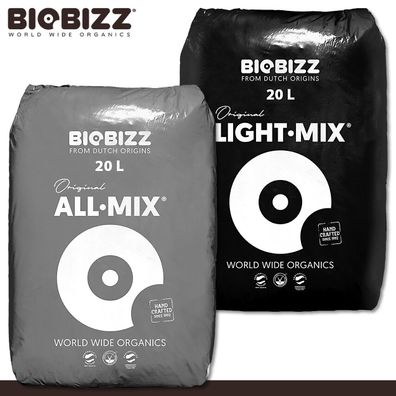 Biobizz 20 l All-Mix oder Light-Mix organische Pflanzenerde mit Perlite