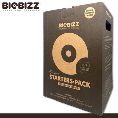 Biobizz Starters-Pack Bio-Bloom Bio-Grow Top-Max Bio-Heaven Root-Juice Zubehör