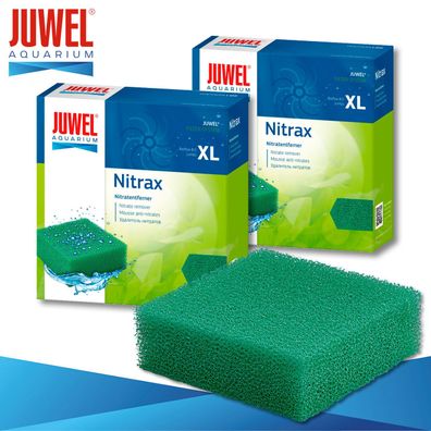 Juwel 2 x Nitrax Nitratentferner XL Aquarium Filtermedien Schwamm Watte Flies