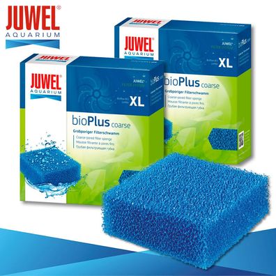 Juwel 2 x bioPlus coarse Grobporiger Filterschwamm XL Aquarium Filtermedien