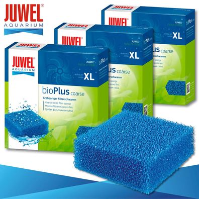 Juwel 3 x bioPlus coarse Grobporiger Filterschwamm XL Aquarium Filtermedien