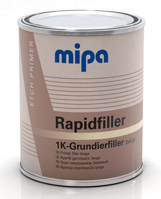 Mipa 1K Rapidfiller, dunkelgrau 3L Grundierung, Autolack, Féller, Primer