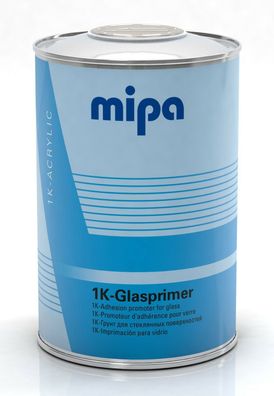 Mipa 1K-Glasprimer fér Glasoberflächen Haftvermittler Féller Grundierung 1 Liter