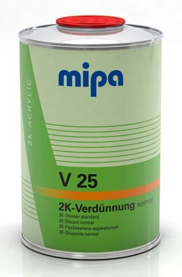 Mipa 2K- Acryl Verdénnung normal V 25 Autolack Lackversand 1 Liter