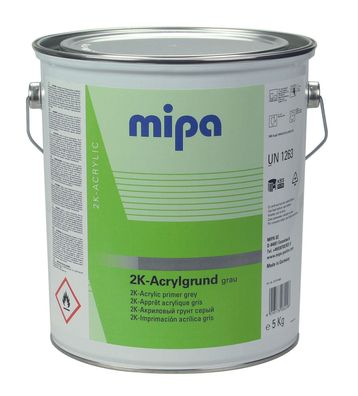 Mipa 2K-Acrylgrund grau, Grundierung mit aktivem Korrosionsschutz 5kg
