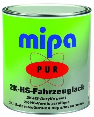 Mipa 2K-Acryllack PUR-HS-Fahrzeuglack 3 Liter Autolack Lackversand