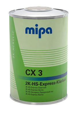 Mipa 2K-HS-Express-Klarlack CX 3 - 1 Liter, Versiegelung, Autolack