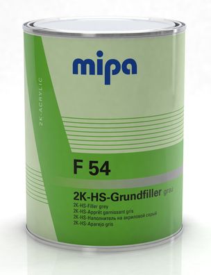 Mipa 2K-HS-Grundierfiller F 54 Féller, Grundierung, grau Autolack Lack 1 Liter
