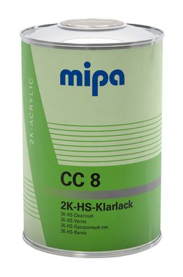 Mipa 2K-HS-Klarlack CC 8 hochglanz Versiegelung Autolack Lack 1 Liter